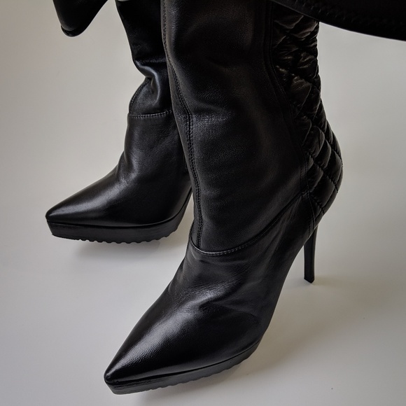 BURBERRY LONDON BIKER BANBURY THIGH HIGH BOOT - Picture 4 of 7